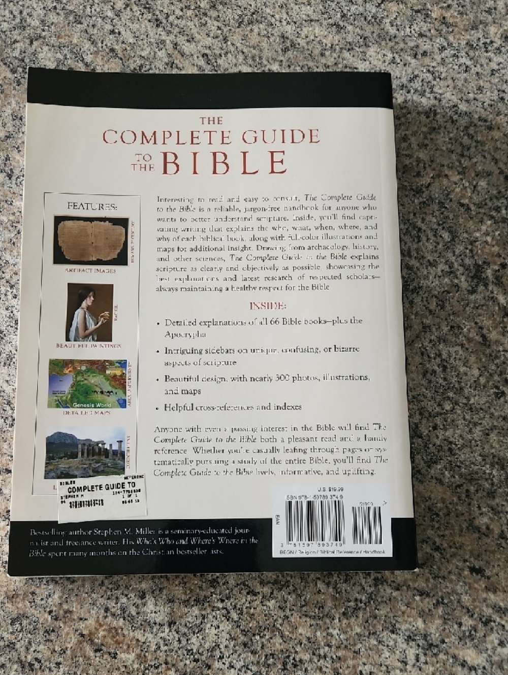 The Complete Guide‎ to the Bible by Stephen M. Miller – Illustrated Reference - Picture 2 of 3